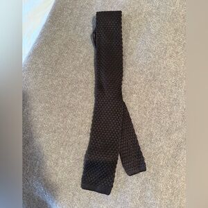 Suitsupply Classic Brown Knit Tie